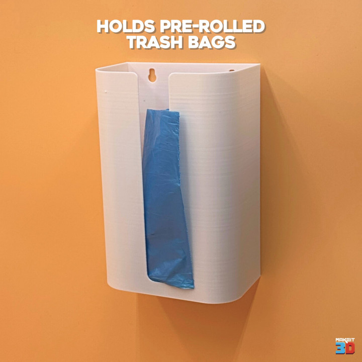 3D Printable Trash Bag Holder image