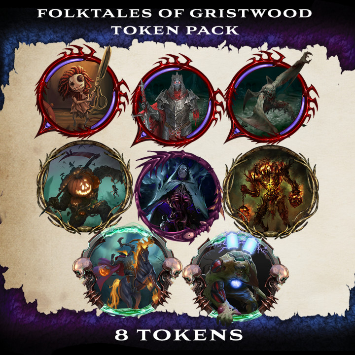 Folktales of Gristwood Token Pack image