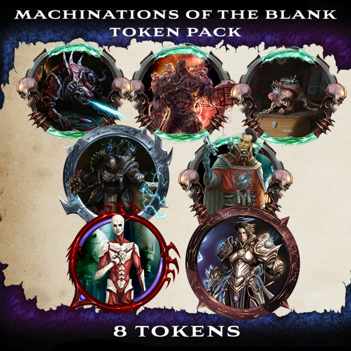 Machinations of the Blank Token Pack image