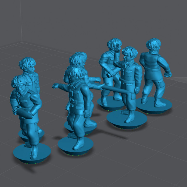 10/15mm British Artillery Crew (1980s) CW-GB-4