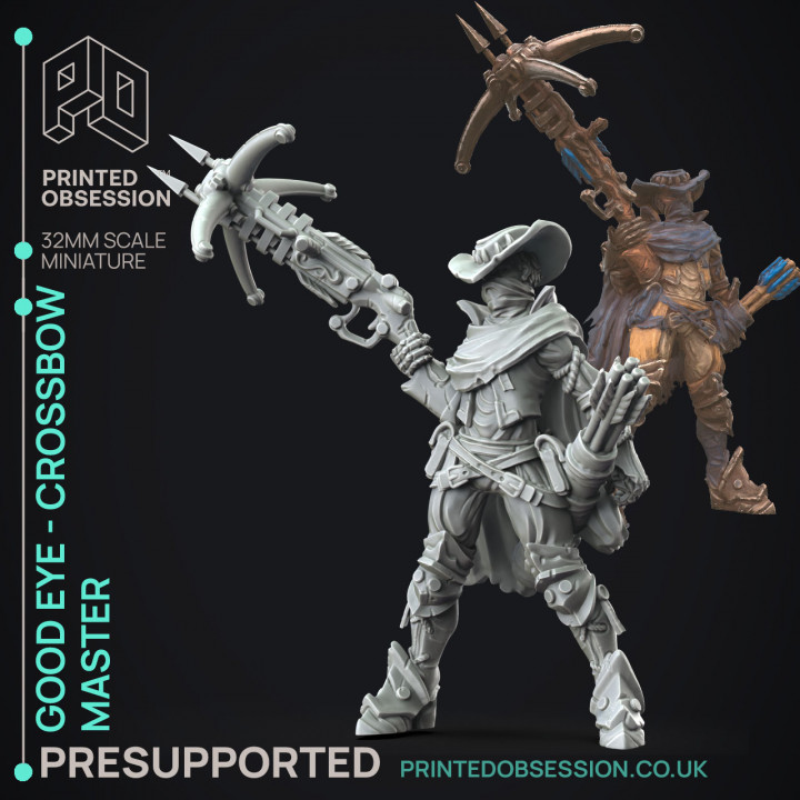 Good Eye - Monster Hunter -  PRESUPPORTED - Illustrated and Stats - 32mm scale image