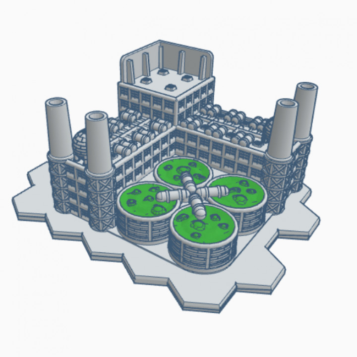 Chemical Plant with Hex Base image