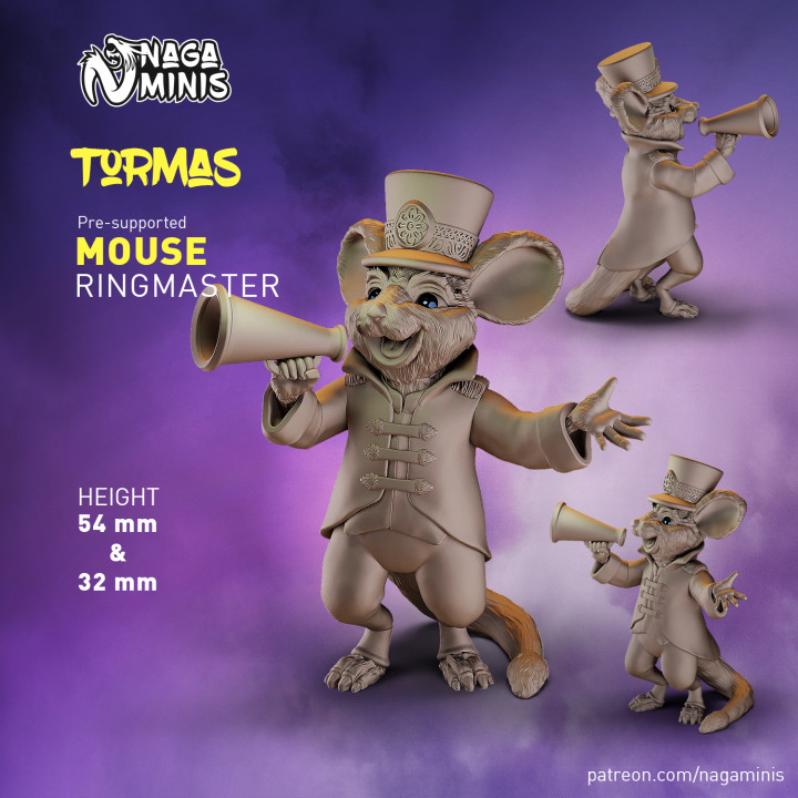 (Pre-supported) Mouse Folk Ringmaster image