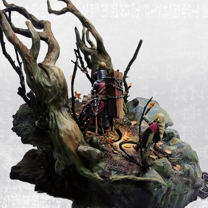 "Morass of Misfortune" Secenery + Knight of Misfortune Set + "Poor Guy" - TRIBE'S MAY RELEASE