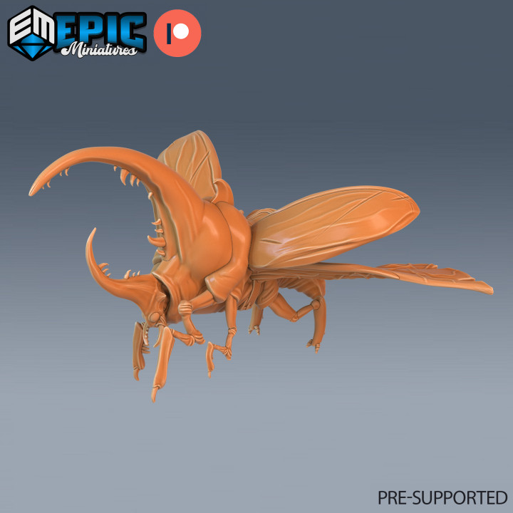 3d Printable Carrion Bug And Beetle Set Giant Centipede And Hercules