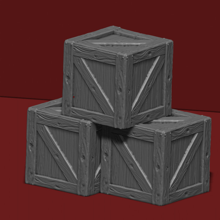 Stacked Crates