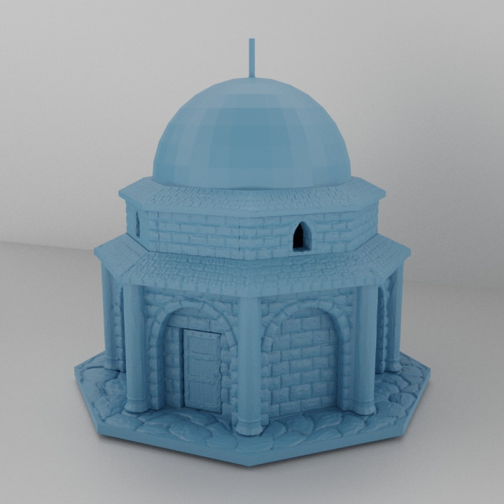 Small Round Chapel - Tabletop Terrain - 28 MM