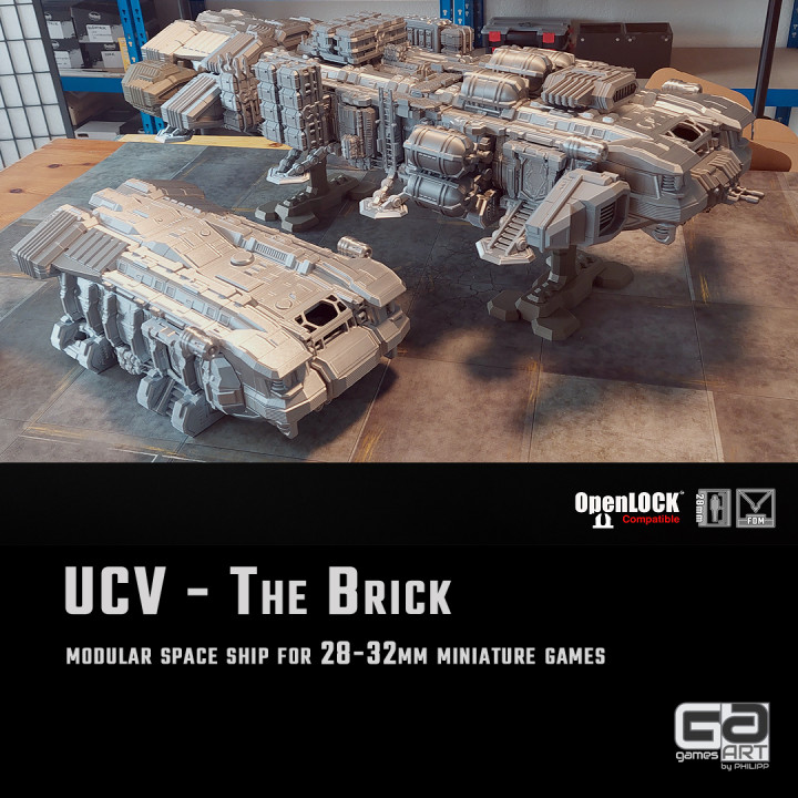 UCV - The Brick Add-on - airlock with ramp image