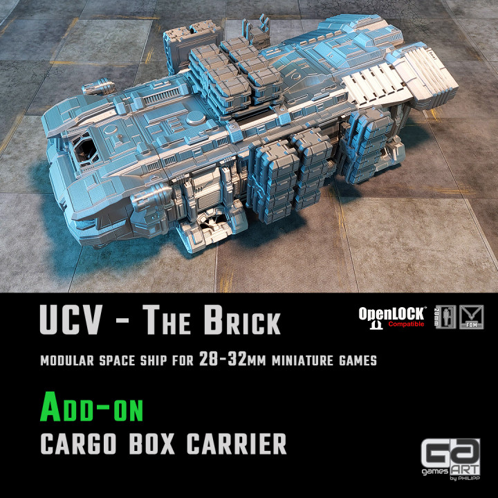 UCV - The Brick Add-on - cargo box carrier image