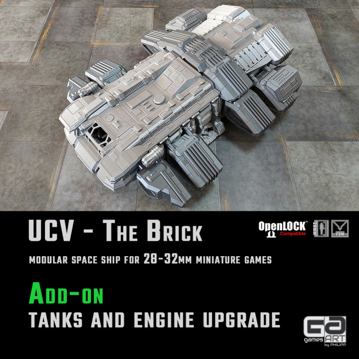 UCV - The Brick Add-on - tanks and engine upgrade image
