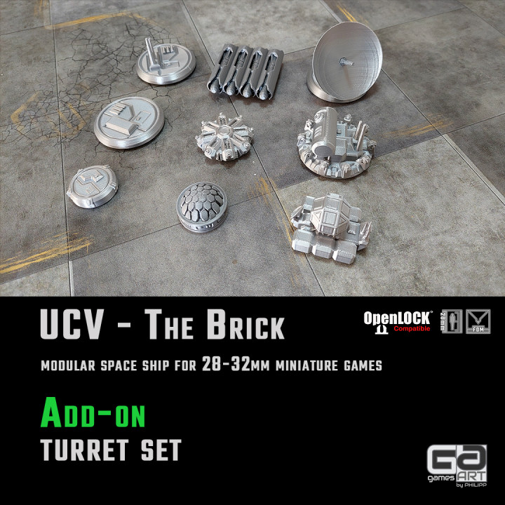 UCV - The Brick Add-on - turret set image