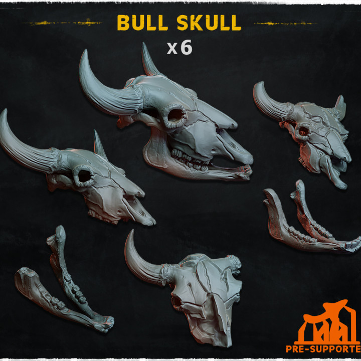 Bull Skull -Basing Bits 1.0