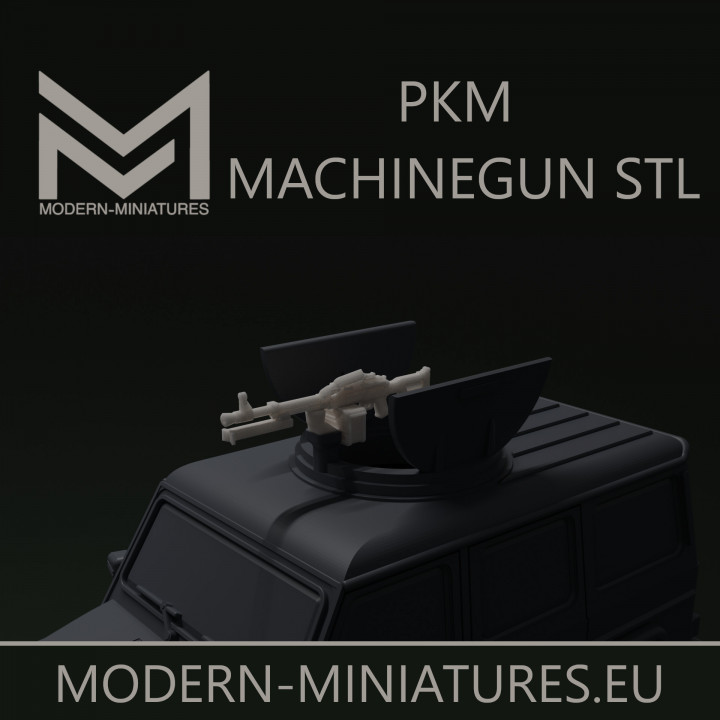 PKM MMG 7.62 Machinegun