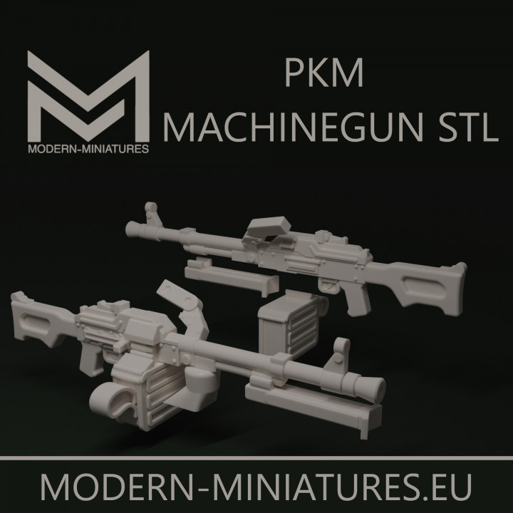 PKM MMG 7.62 Machinegun image