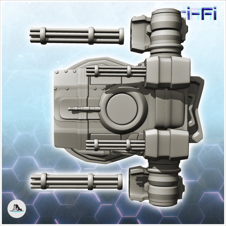 Dhaysus combat robot (15) - Future Sci-Fi SF Post apocalyptic Tabletop Scifi Wargaming Planetary exploration RPG