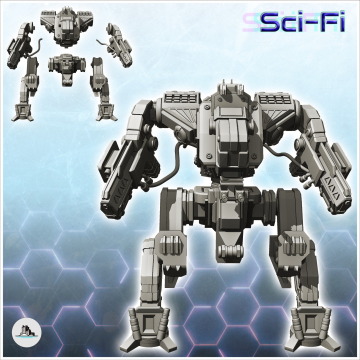 Otris combat robot (29) - Future Sci-Fi SF Post apocalyptic Tabletop Scifi Wargaming Planetary exploration RPG image