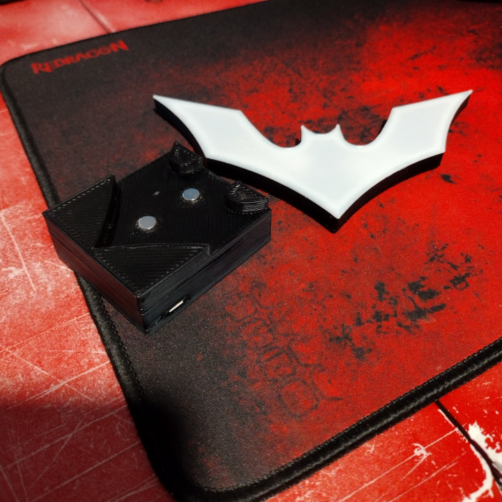 Batman and Beyond bat logo rechargeable and removable bat magnetic base image