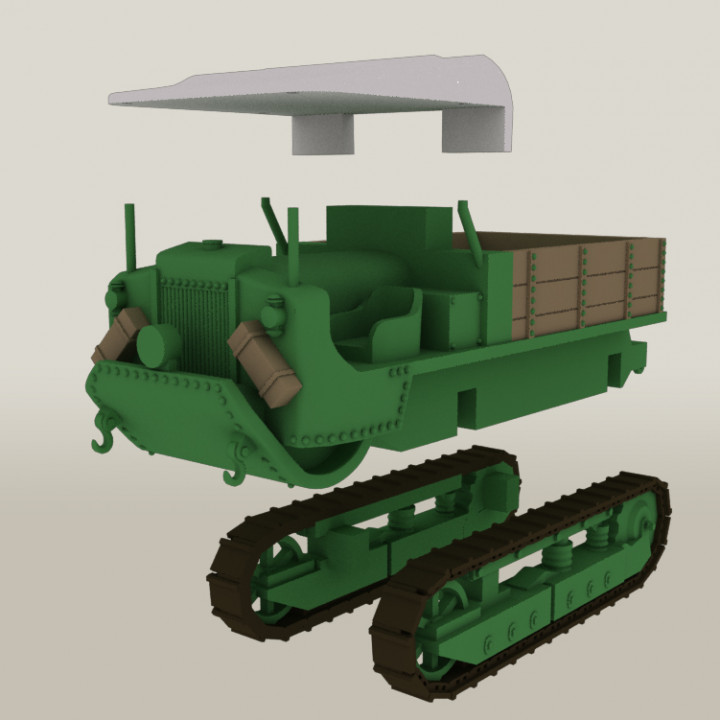 Schneider CD Artillery Tractor (WW1, France)