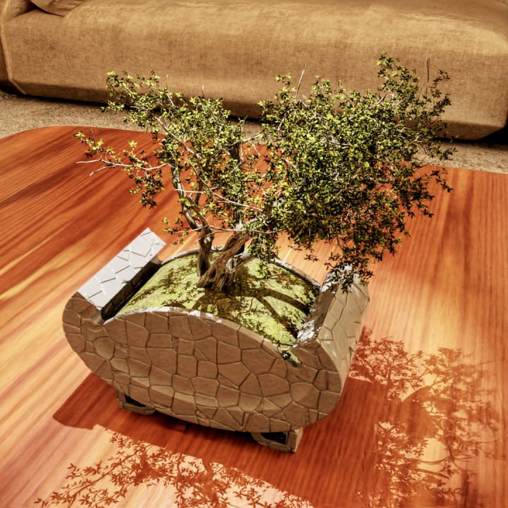 Chinese Style Bonsai Planter image