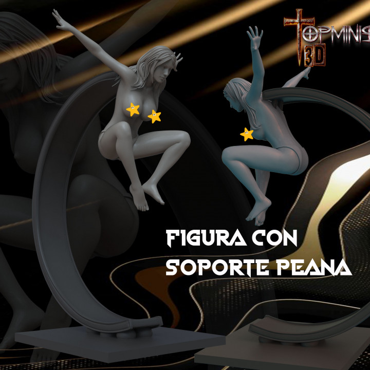 figura decorativa mujer