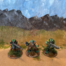 Picture of print of Death Fields N’Glonhgk Infantry