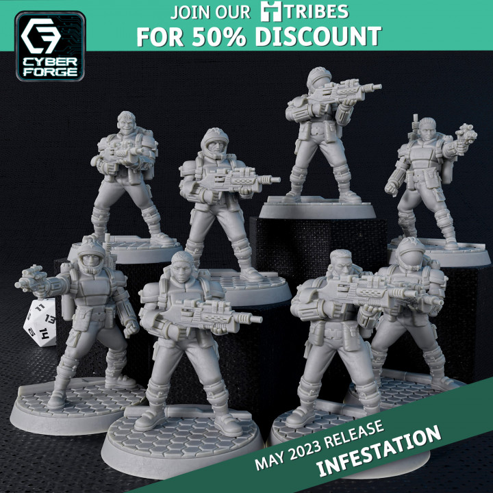 Cyber Forge Infestation Colonial Guards image