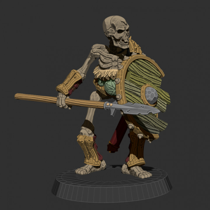 Barbarian Skeleton Miniatures Complete Set - Part 2 image