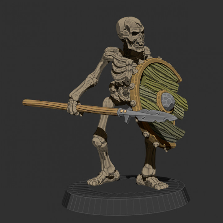 Barbarian Skeleton Miniatures Complete Set - Part 2 image