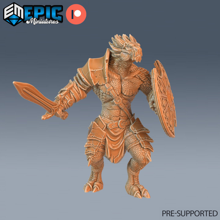 Dragonborn Team C / Half Dragon Warrior / Draconic War Lizard / Reptile Servant / Evil Lizardfolk / Dragonkin / Drake Army