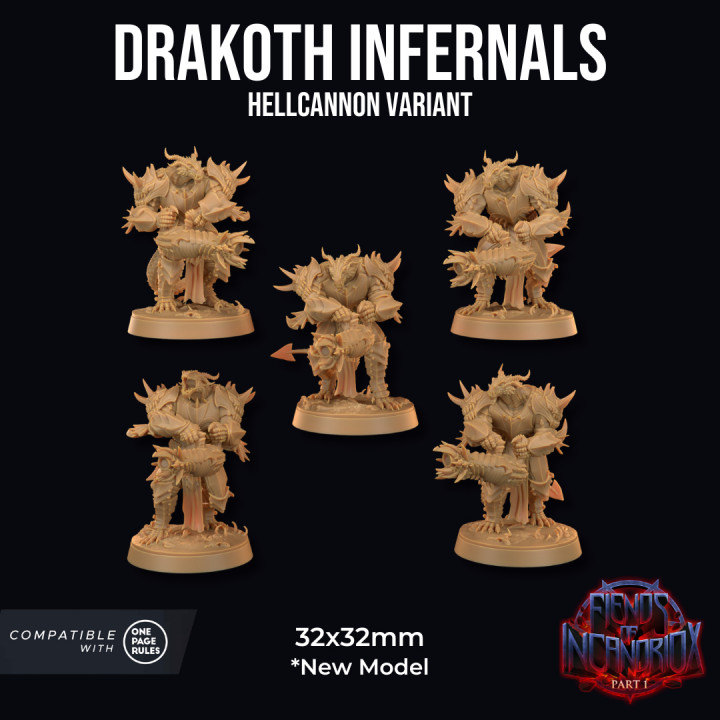 Drakoth Infernals | PRESUPPORTED | Fiends of Incadriox image