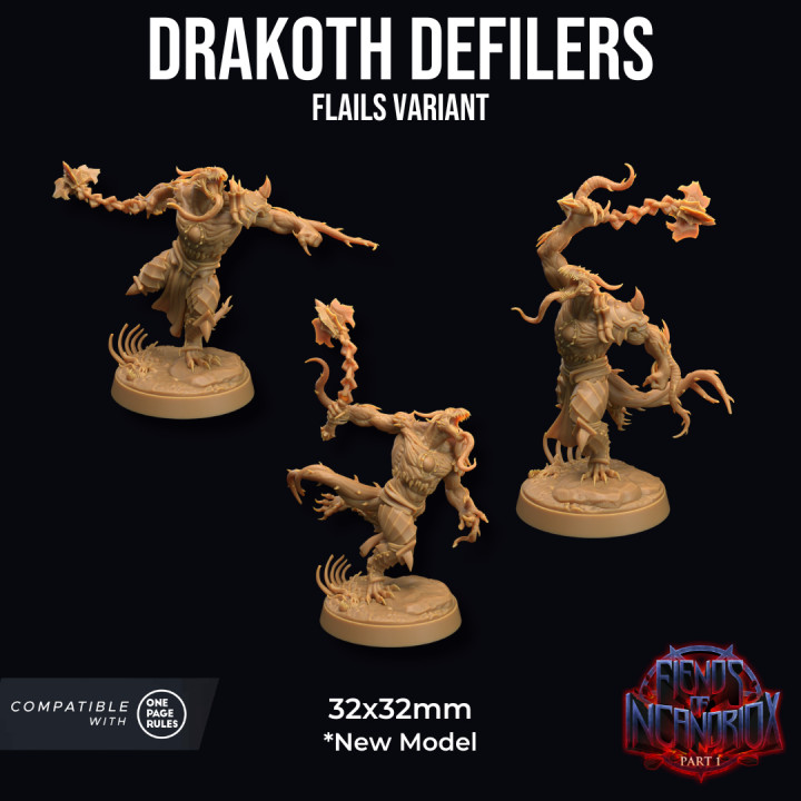 Drakoth Defilers | PRESUPPORTED | Fiends of Incadriox image