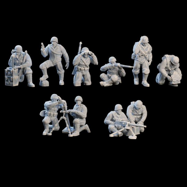 US Support Units - WWII US Soldiers Kickstarter image