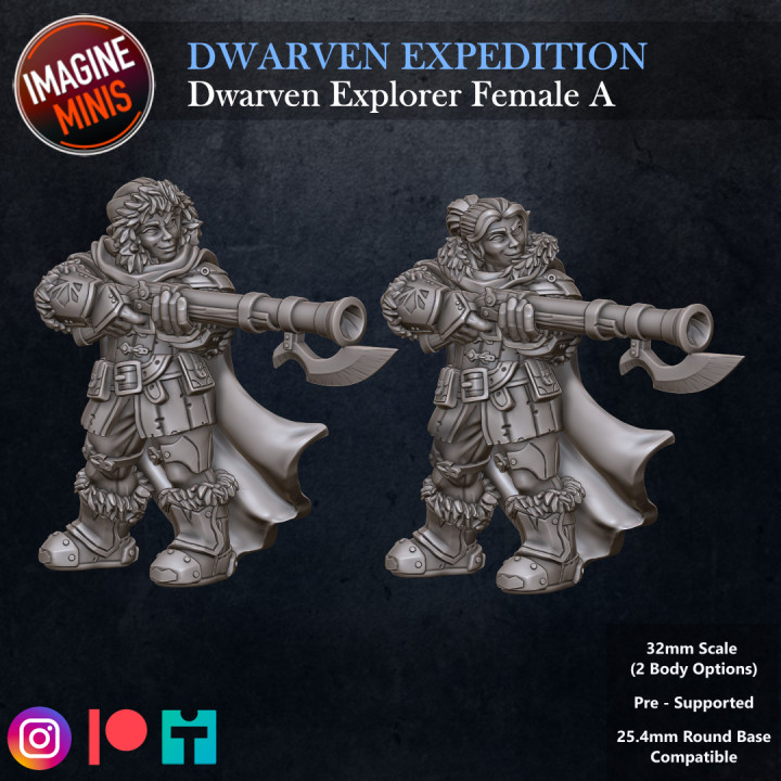 Dwarven Expedition - Dwarven Explorer Female A