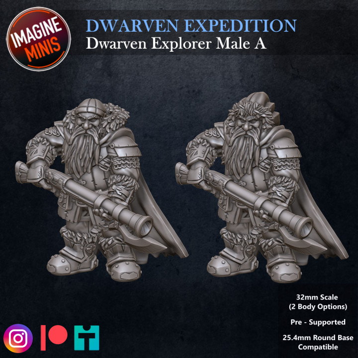 WP - Dwarven Expedition - Dwarven Explorer Male A image