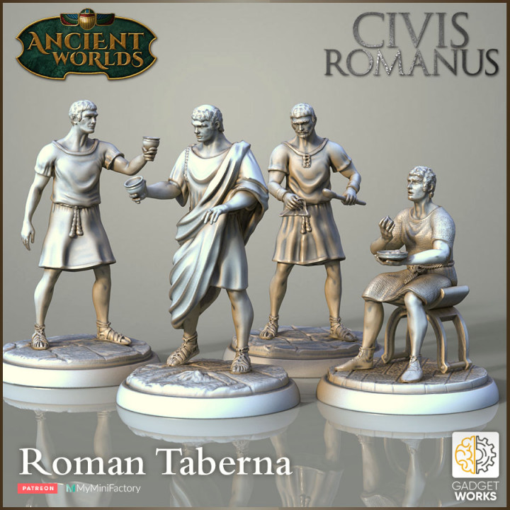 Roman Citizens - taberna workers and customers image