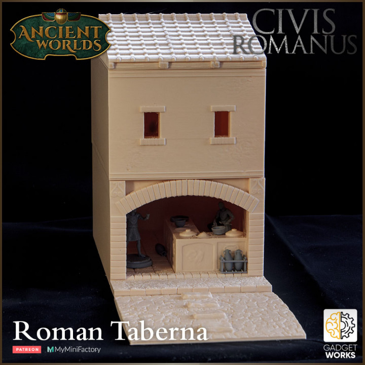 Roman taberna/tavern city building set image