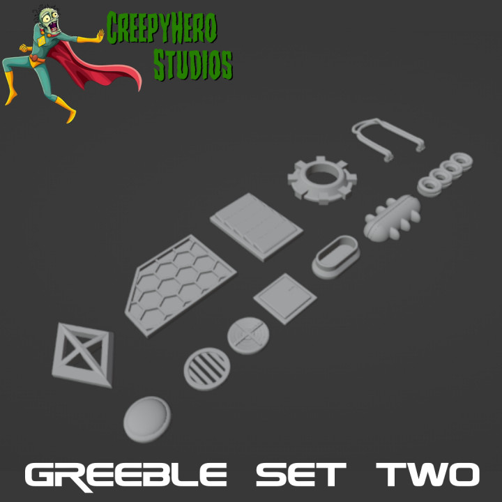 Science Fiction Greeble Two Set image