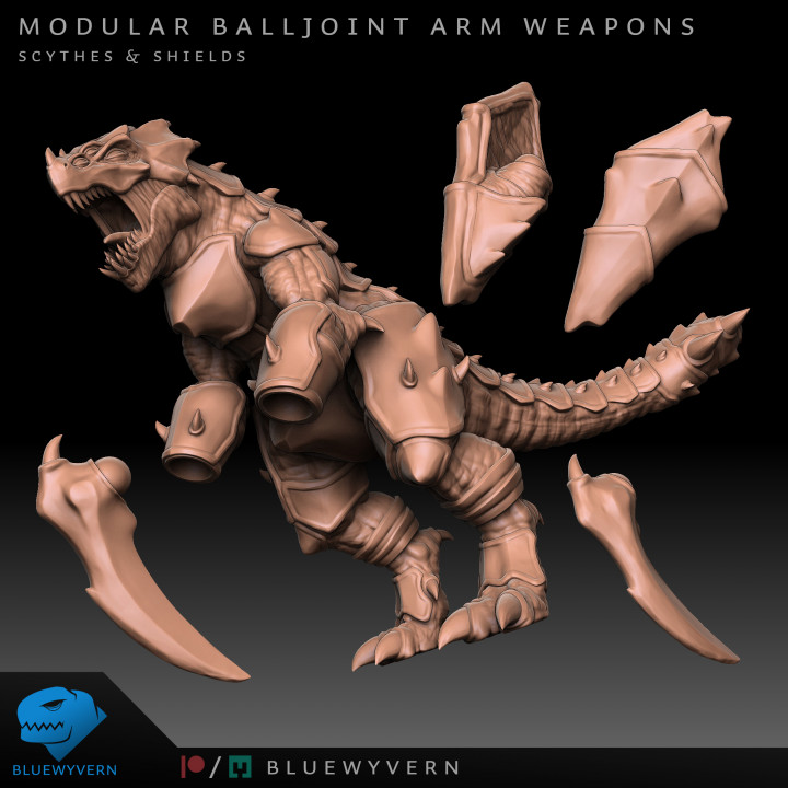 Evosaurians - The Dread Raptor C (Modular)