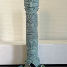 Picture of print of Tiki Totem Dice Tower - SUPPORT FREE!