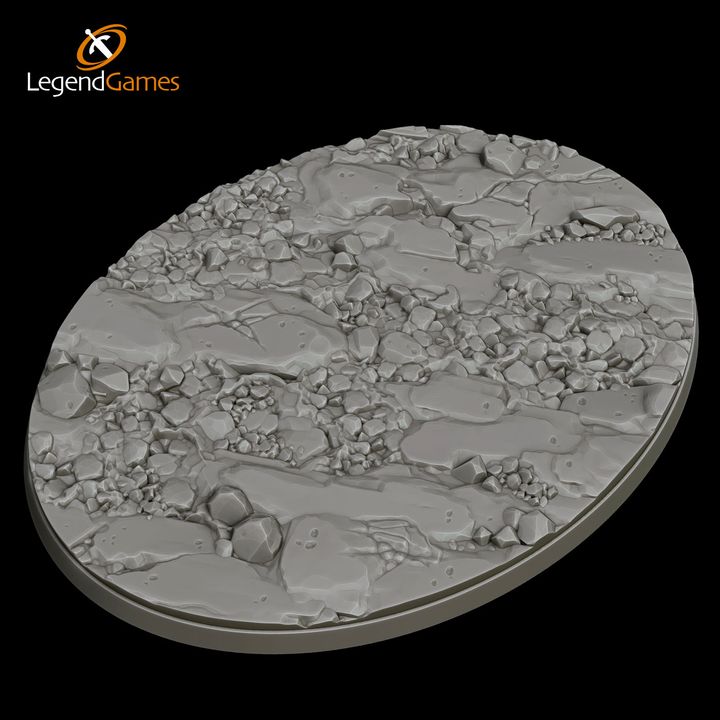 3D Printable LegendGames Complete Rock and Natural Stone Base Set by ...