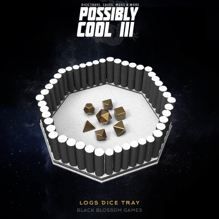 T3DT05 Logs Dice Tray:: Possibly Cool Dice Tower 3