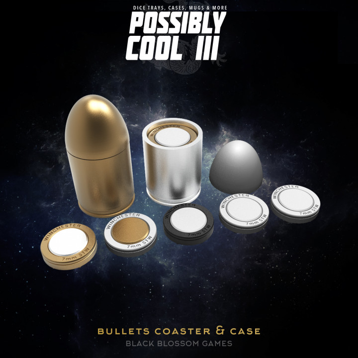 T3CS01 Bullet Coaster & Case :: Possibly Cool Dice Tower 3 image
