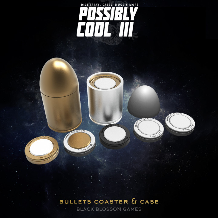 T3CS01 Bullet Coaster & Case :: Possibly Cool Dice Tower 3