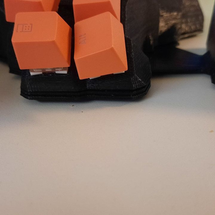 Wrist rest for Dactyl-ManuForm, no additional Hardware