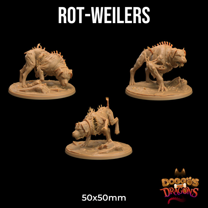 Rot-Weilers | PRESUPPORTED | Doggos and Dragons