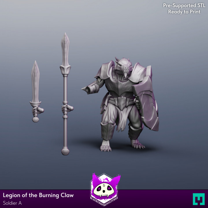 Legion of the Burning Claw | Soldier A