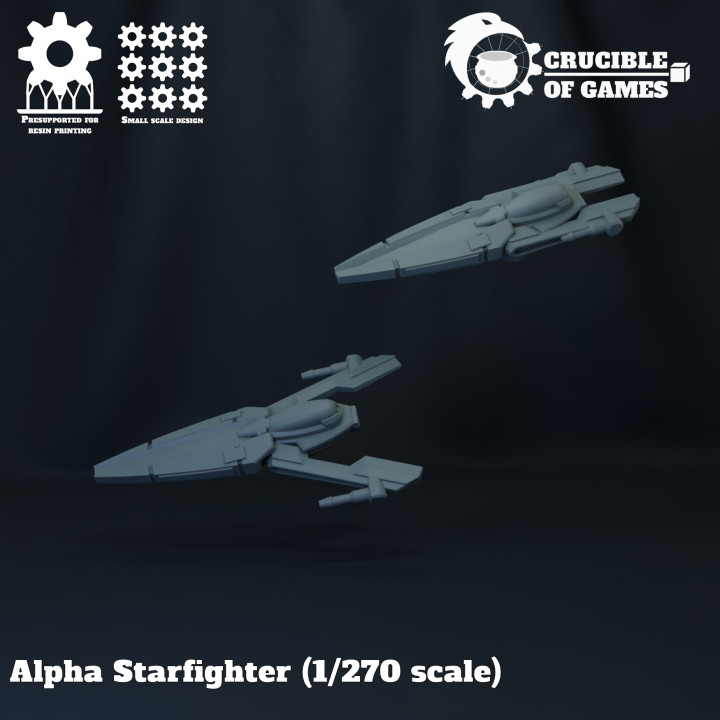 Alpha Starfighter (1/270 scale)