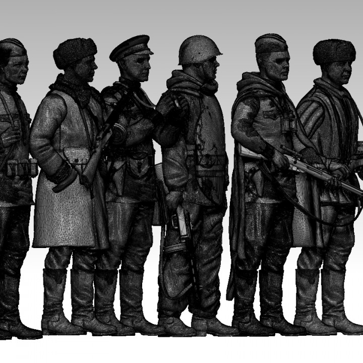 russian soldiers