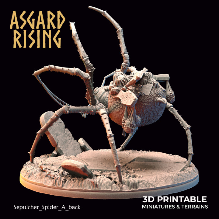 Sepulcher Spiders /EasyToPrint/ /Pre-supported/ image