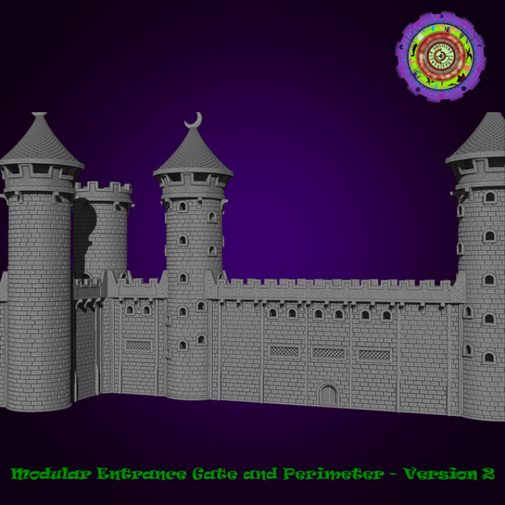 Modular Entrance Gate and Perimeter - Version 2 image